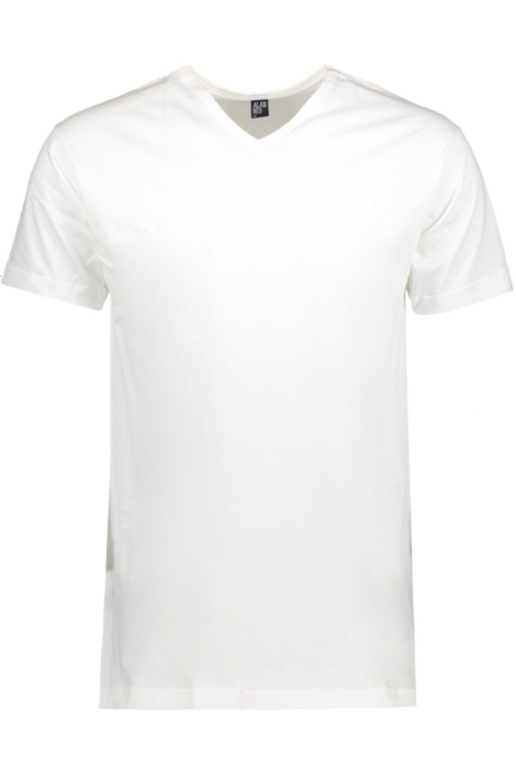 Alan Red witte heren t-shirt | Vooraanzicht