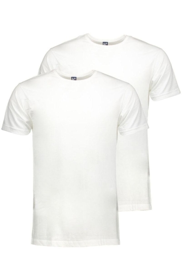 Alan Red T-shirt DERBY 2 PACK 6672 WHITE