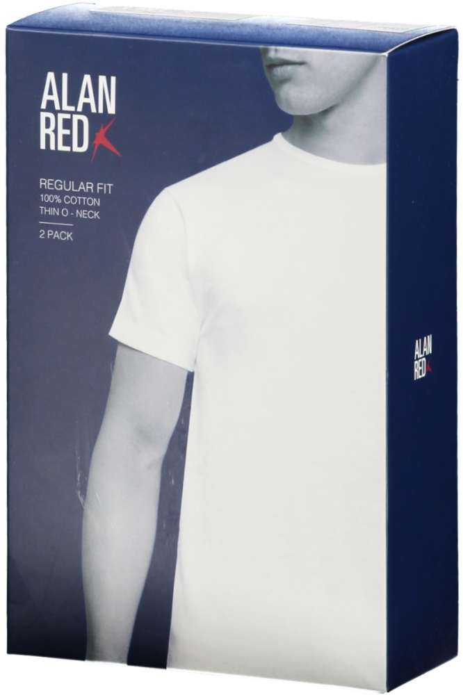 Alan Red witte heren t-shirt