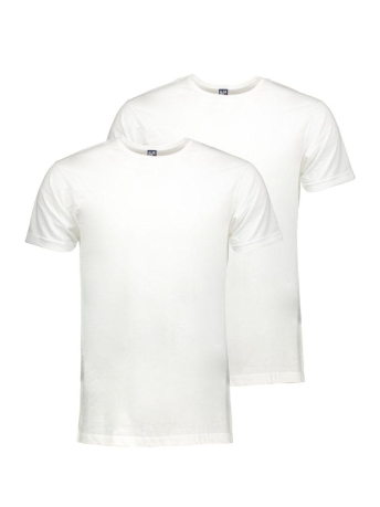 Alan Red T-shirt 6680 OTTOWA 2 PACK WHITE