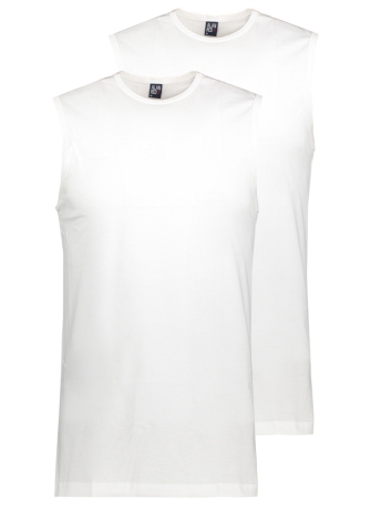 Alan Red T-shirt 6684 MONTANA 2 PACK 01 WHITE