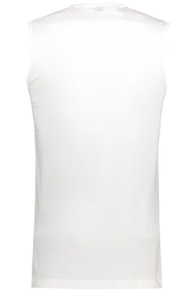 Alan Red witte heren t-shirt | Achteraanzicht