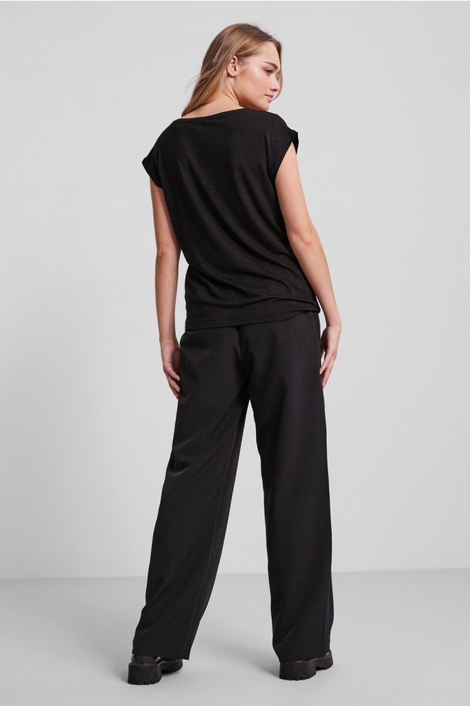 Pieces zwarte dames t-shirt