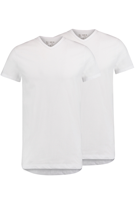 RJ Bodywear witte heren t-shirt | 