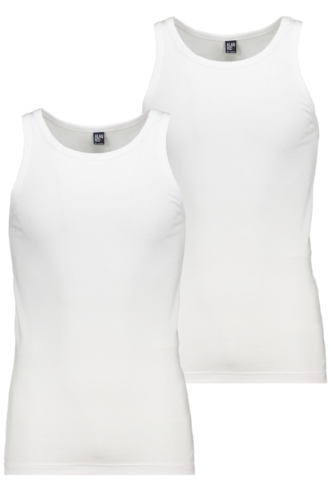 Alan Red witte heren t-shirt | Vooraanzicht