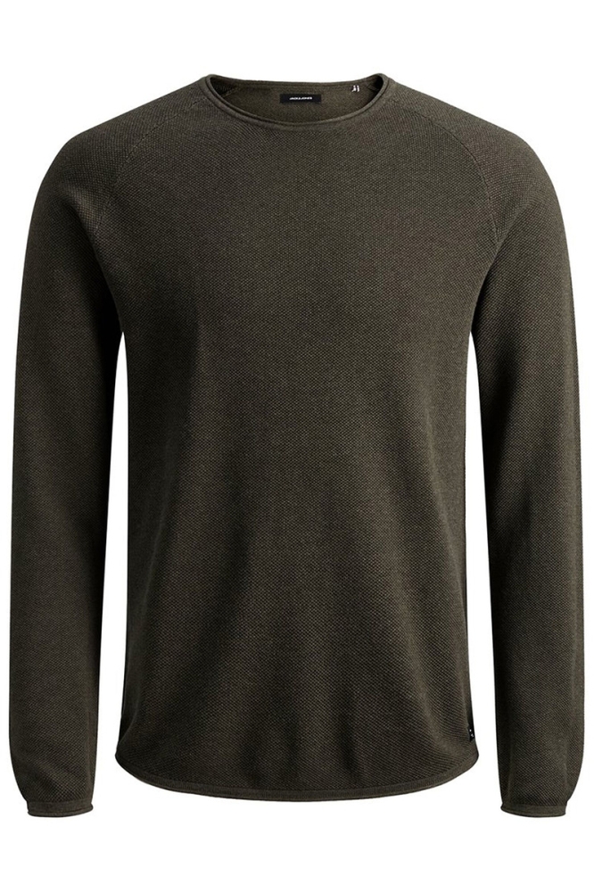 Jack & Jones groene heren trui | Vooraanzicht