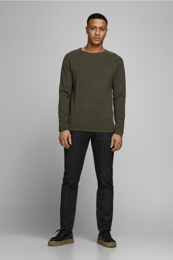 Jack & Jones groene heren trui | Model