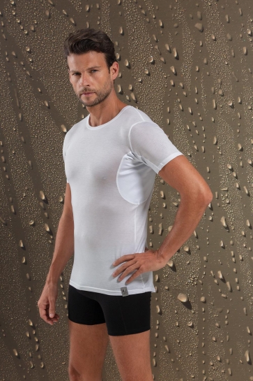 RJ Bodywear T-shirt HELSINKI SWEATPROOF WIT