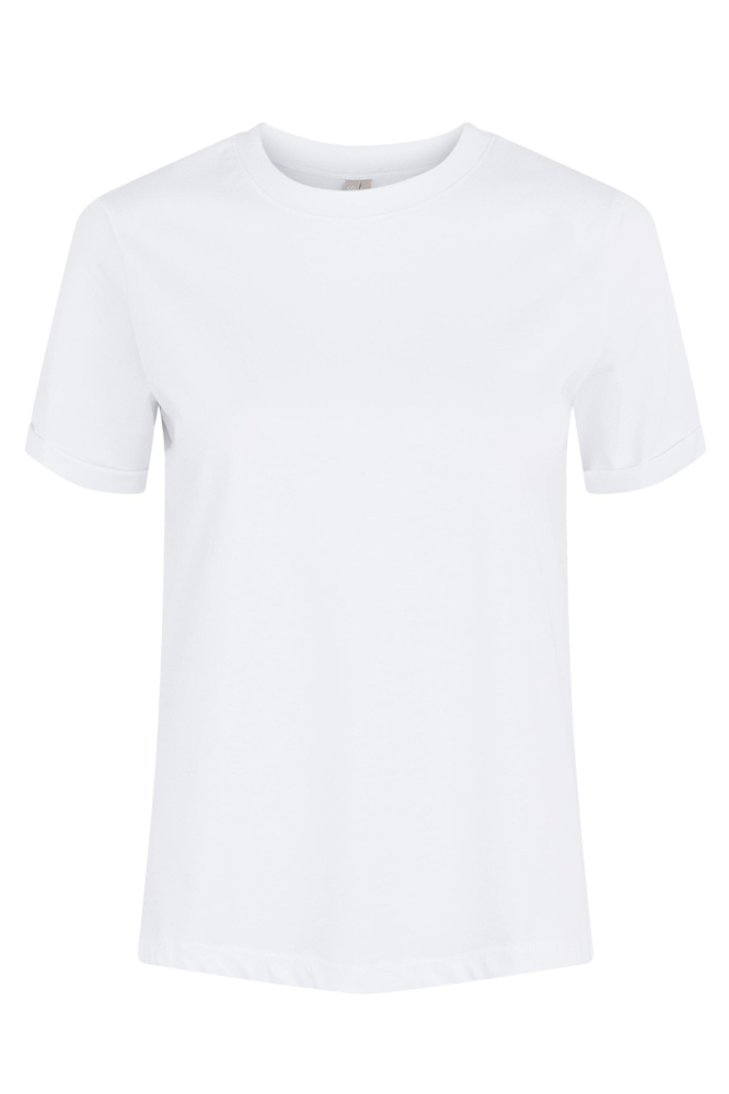 PCRIA SS FOLD UP SOLID TEE NOOS BC 17086970 Bright White