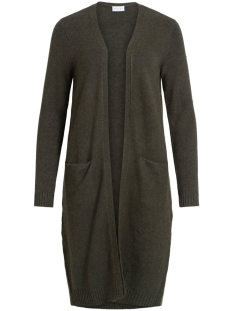 VIRIL LONG L/S KNIT CARDIGAN - NOO 14042770 Forest Night