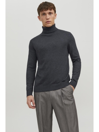 Jack & Jones Trui JJEEMIL KNIT ROLL NECK NOOS 12157417 Dark Grey Melange