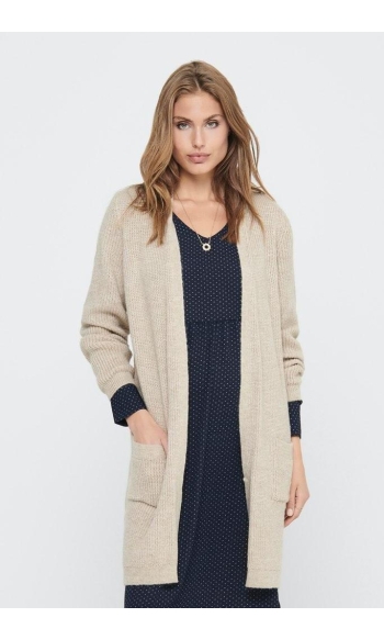 ONLJADE L/S CARDIGAN KNT NOOS 15179815 Whitecap Gray/W. MELANGE