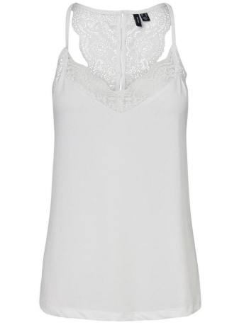 Vero Moda Top VMANA S/L LACE TOP NOOS 10233213 Snow White