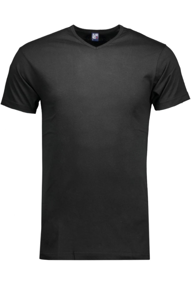 Alan Red zwarte heren t-shirt | Vooraanzicht