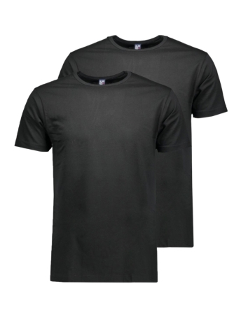 Alan Red T-shirt 6672 DERBY 2 PACK Black