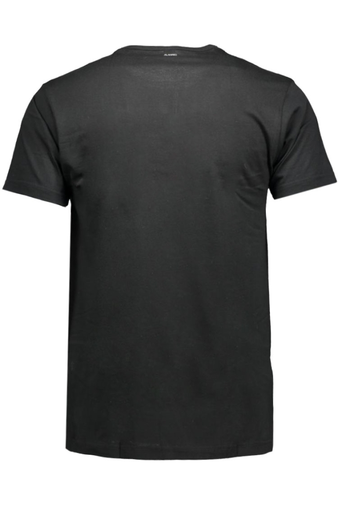 Alan Red zwarte heren t-shirt | Achteraanzicht