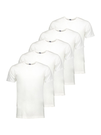 Alan Red T-shirt DERBY GIFT BOX 5PACK 6619 WHITE
