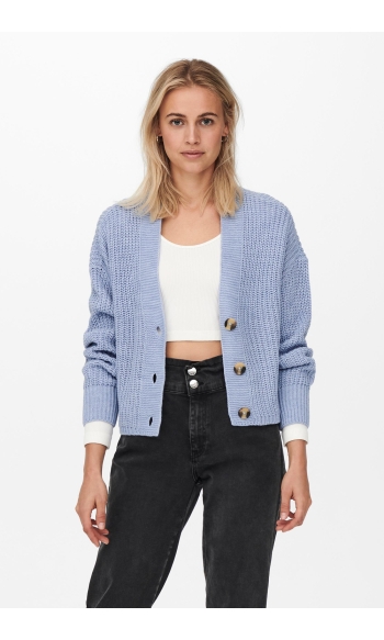 ONLCAROLSPRING L/S CARDIGAN 15211521 BLUE HERON