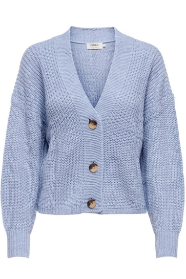 Only Vest ONLCAROLSPRING L/S CARDIGAN 15211521 BLUE HERON