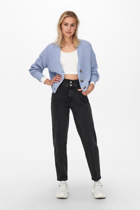 Only blauwe dames vest