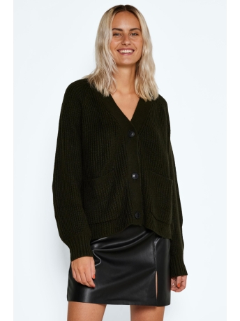 Noisy may Vest NMTIMMY L/S KNIT CARDIGAN NOOS 27017054 Rosin