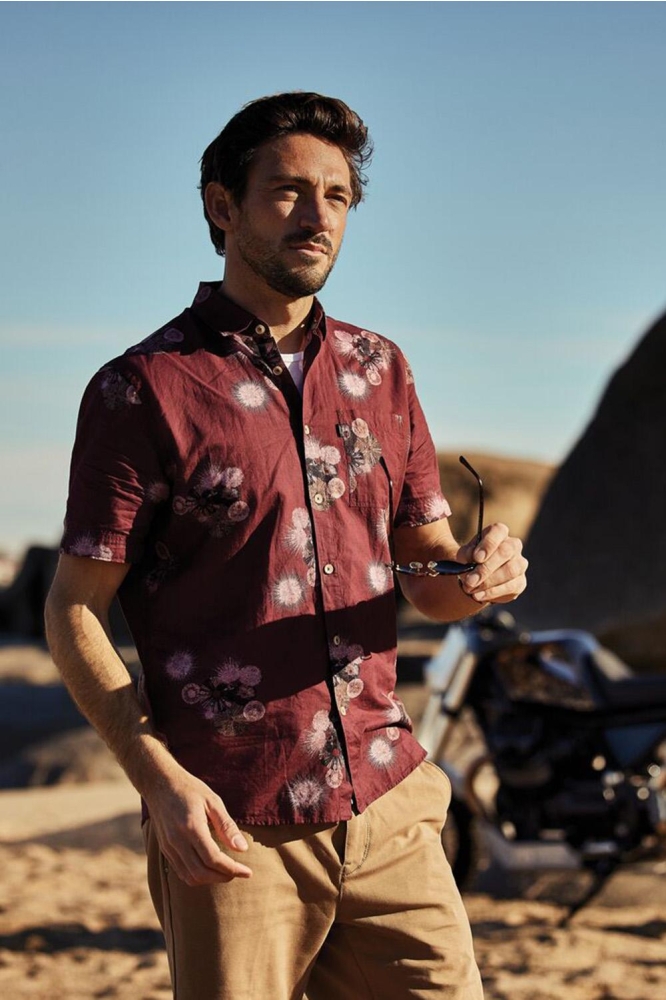 SHORT SLEEVE PRINTED SHIRT VSIS213240 4019