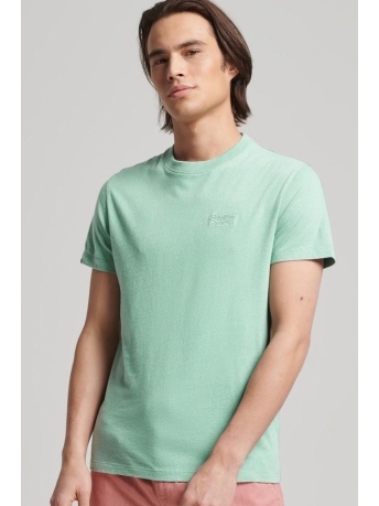 Superdry T-shirt VINTAGE LOGO EMB TEE M1011245A SPEARMINT MARL