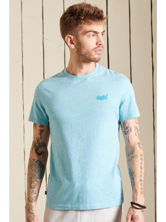 Superdry T-shirt VINTAGE LOGO EMB TEE M1011245A TURQUOISE SEA GRIT 5WW