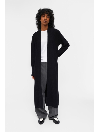 Object Vest OBJMALENA L/S KNIT LONG CARDIGAN NO 23035778 Black