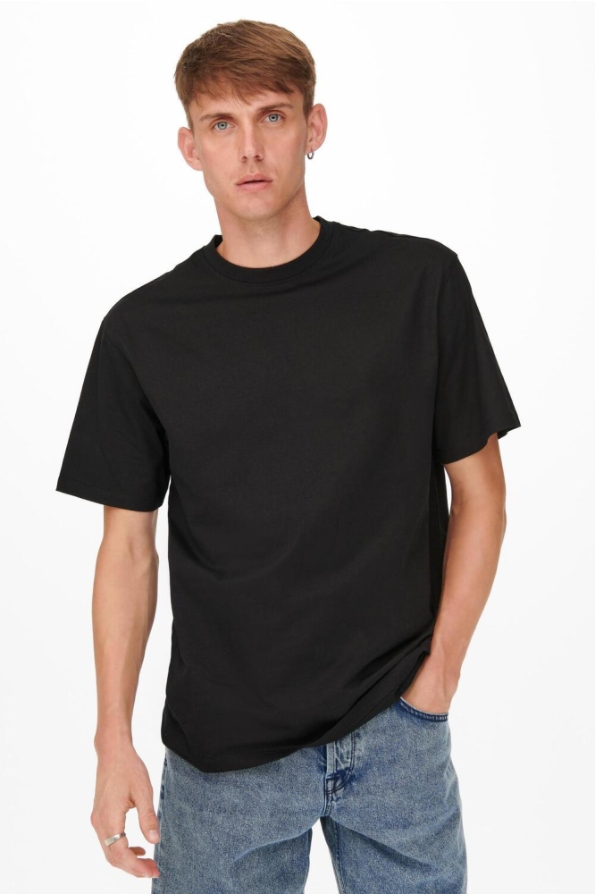 ONSFRED RLX SS TEE NOOS 22022532 BLACK