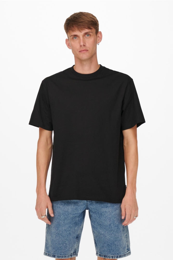 ONSFRED RLX SS TEE NOOS 22022532 BLACK