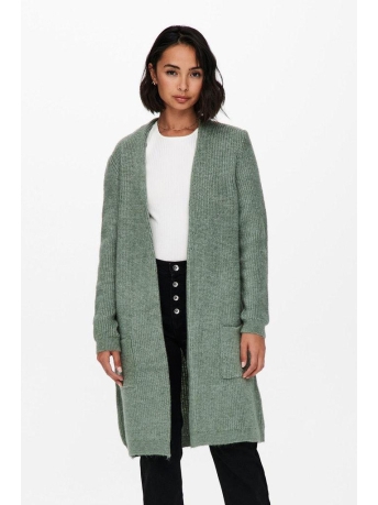 Only Vest ONLJADE L/S CARDIGAN KNT NOOS 15179815 Granite Green/W. MELANGE
