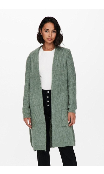 ONLJADE L/S CARDIGAN KNT NOOS 15179815 Granite Green/W. MELANGE