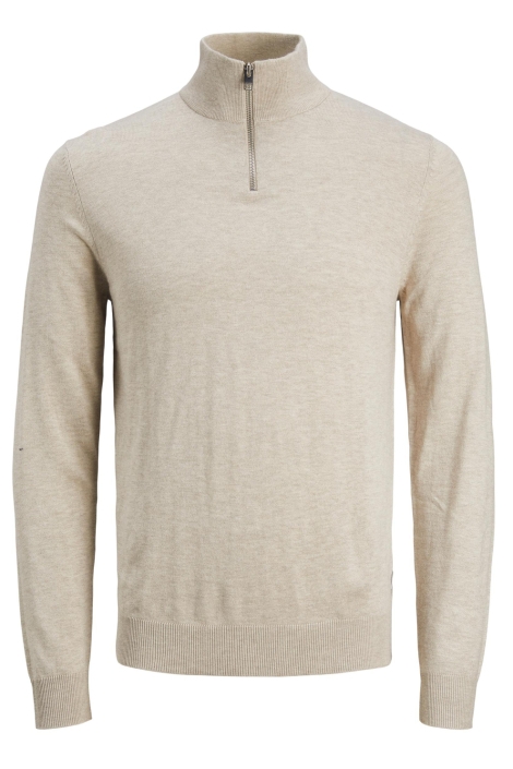 Jack & Jones beige heren trui | Vooraanzicht
