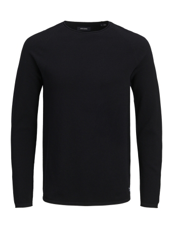 Jack & Jones Trui JJEHILL KNIT CREW NECK NOOS 12157321 Black