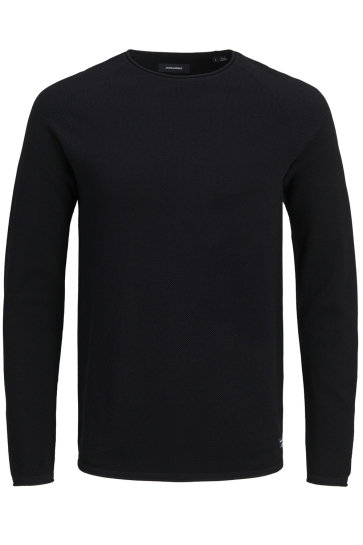 Jack & Jones Trui JJEHILL KNIT CREW NECK NOOS 12157321 Black