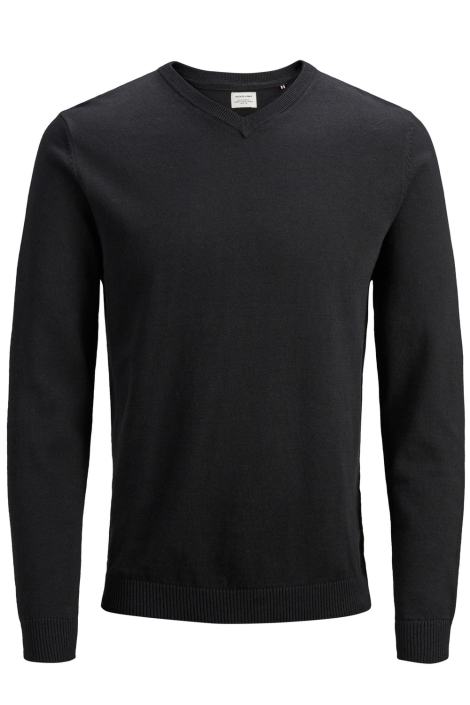 Jack & Jones zwarte heren trui | Vooraanzicht