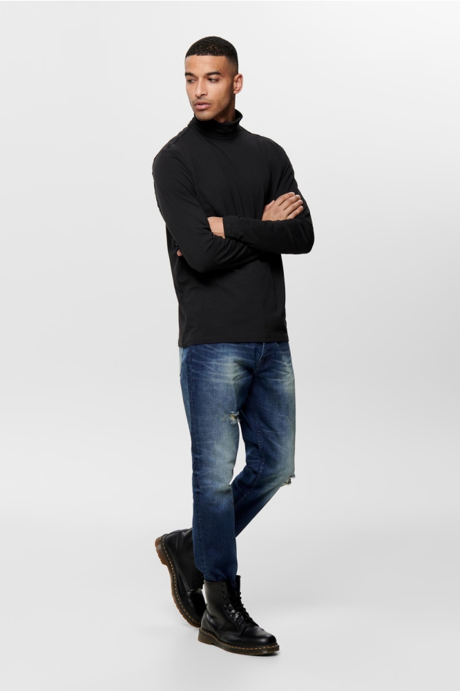 Only & Sons zwarte heren trui | Model