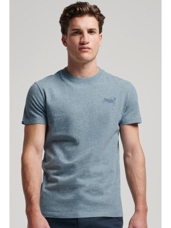 Superdry T-shirt VINTAGE LOGO EMB TEE M1011245A DESERT SKY BLUE GRIT