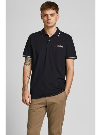 Jack & Jones Polo JORTONS POLO SS SN 12186778 BLACK