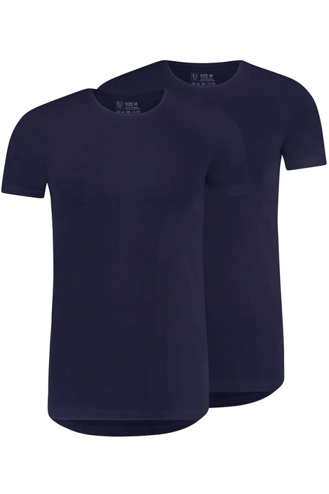 RJ Bodywear blauwe heren t-shirt | Vooraanzicht
