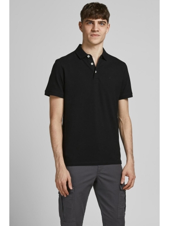 Jack & Jones Polo JJEPAULOS POLO SS NOOS 12136668 BLACK/TONAL/BLAC