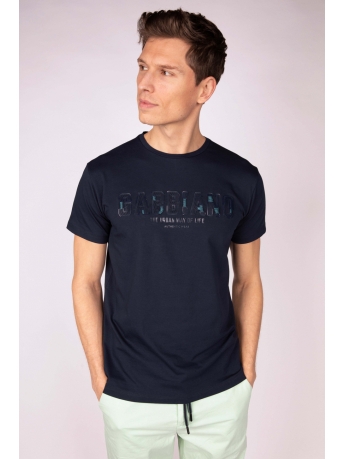 Gabbiano T-shirt BASIC T SHIRT MET BRANDING 152595 NAVY 301