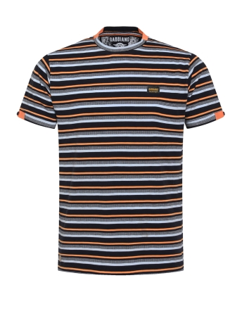 Gabbiano T-shirt T SHIRT MET STREEPSTRUCTUUR 152594 NAVY 301