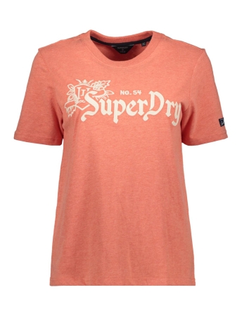 Superdry T-shirt VINTAGE PRIDE IN CRAFT TEE W1010784A LA CORAL MARL 7AF