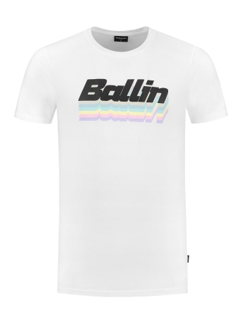 Ballin T-shirt T SHIRT WITH LOGO FRONT PRINT 22029108 WHITE 01