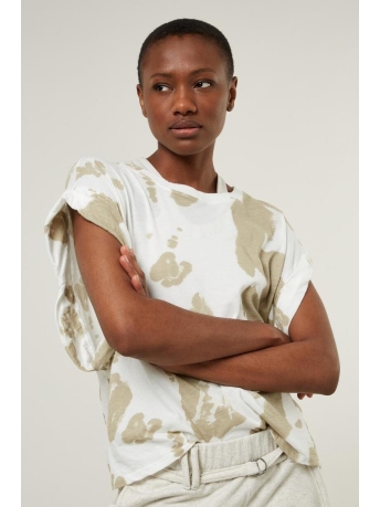 10 Days T-shirt SHORTSLEEVE TEE BLEACH 20 742 2203 LATTE 1143