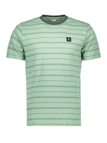 Kultivate T-shirt TS GREEN STRIPES 2201030201 703