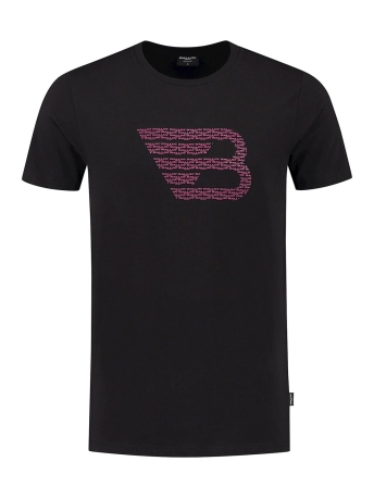 Ballin T-shirt T SHIRT WITH LOGO FRONT PRINT 22039112 02 BLACK