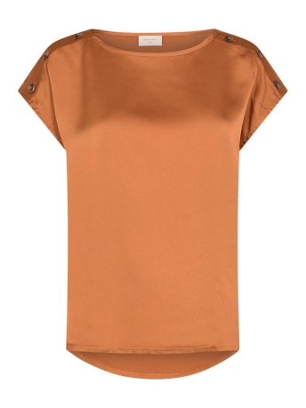 Freequent T-shirt FQLOTTE BL 122830 ROASTED PECAN